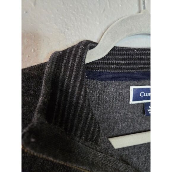 Club Room Men's Gray Merino Wool Blend Pullover Sweater Size Medium - Picture 5 of 6